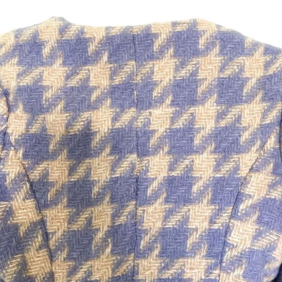 Fashion Nova Houndstooth Tweed Jacket Skirt Suit Purple Pink Tweed Set Small - Picture 9 of 14